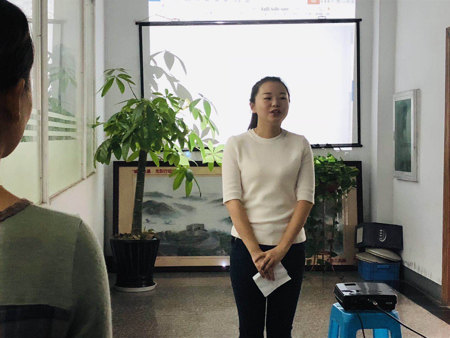 塑料托盤廠家每周早會(huì)，以飽滿的精神開(kāi)單！